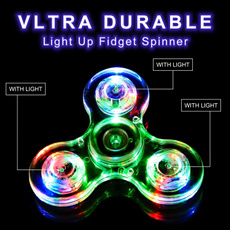 metalliccolorfulfidgetspinner, anxiety, rainbowfidgetspinner, luminouscrystalgyroscope