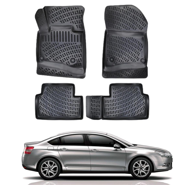 Fits Citroen C5 2008-2017 Floor Mats Front & Rear All Wheather Custom ...