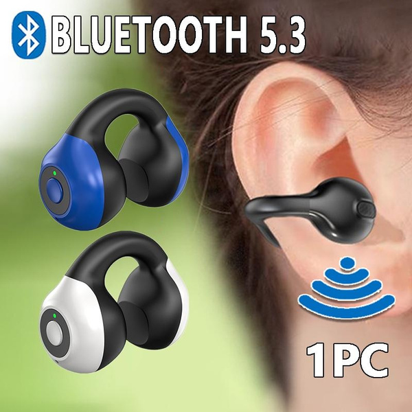 Wireless Open Ear/Clip-On Earbuds - Bluetooth 5.3, Up to 18 Hours