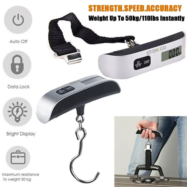 50kg/110lb digital electronic luggage scale portable