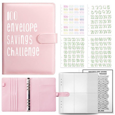 100envelopechallengebinder, notepad, savingchallengebook, Notebook