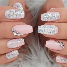 pink, ballerinanail, acrylic nails, butterfly