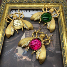 FRENCH, Glass, Colorful, Pins