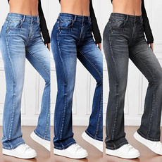 straightjean, high waist, pants, Women jeans