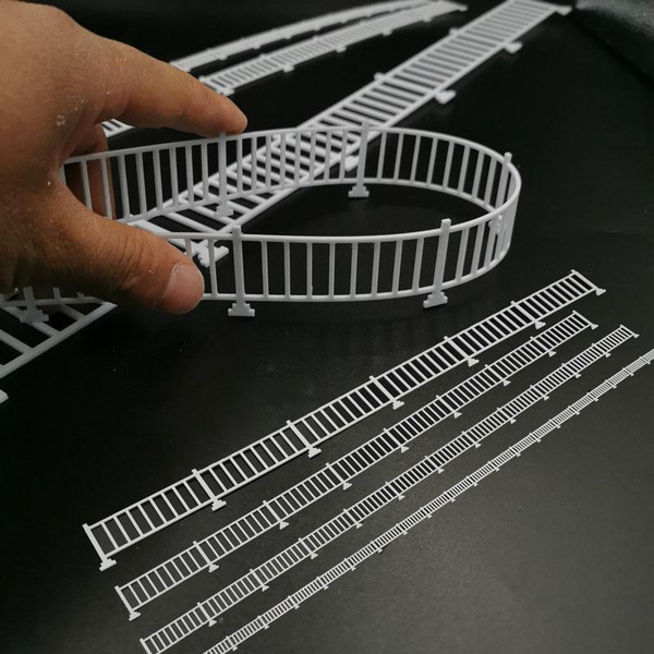 G Scale Hand Railing 1:87/50/35/24 Scale Railing Model ABS Guardrail Fence Materials Diy ...
