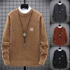 Round neck, Fashion, Winter, pullover sweater