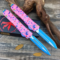 pink, outdoorknife, dagger, autoknife