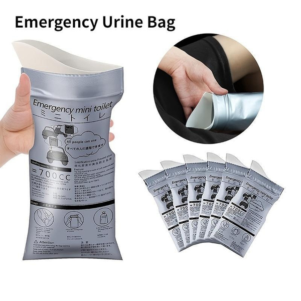 1/2/4PCS 700ML Portable Disposable Emergency Urine Bag Vomit Bags for