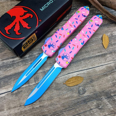pink, springassisted, otfknife, Hunting