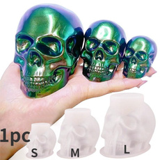 Head, casting, skull, Silicone