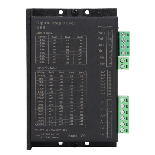 Stepper Motor Driver X56 CNC Motor Controller Module 2 Phase Motor ...