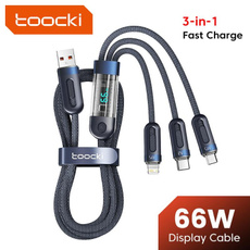 datatransfercable, led, usb, 3in1chargingcable