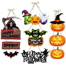 Halloween Decorations, Decor, pumpkinlanterndoorplate, Door