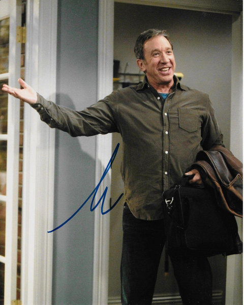 Last Man Poster Standing Tim Allen Autographed 8x10 painting | Wish