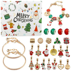 Box, Charm Bracelet, Christmas, Gifts