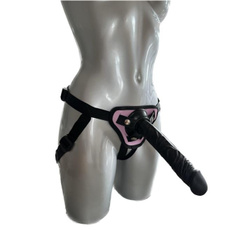 pink, Harness, Toy, black
