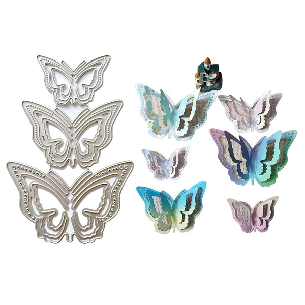 Butterflies Cutting Dies Butterfly Embossing Die Cuts Templates for ...