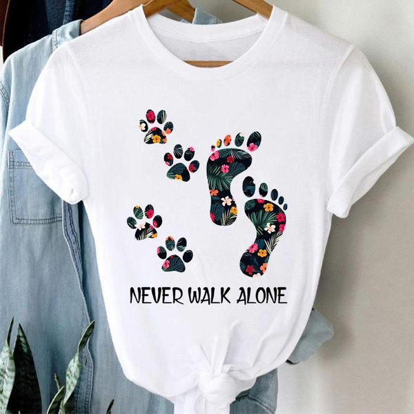 New Summer Giraffe Print T-shirt Women Cartoon Casual T-shirt