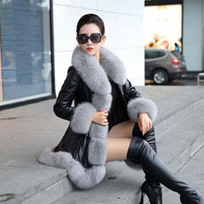 leatherjacketforwomen, Plus Size, fur, Winter