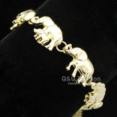 africanelephant, ganeshbracelet, gold, Chain