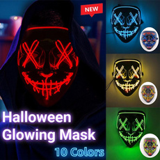 ledpurgemask, scary, halloweenfacemask, festivalmask