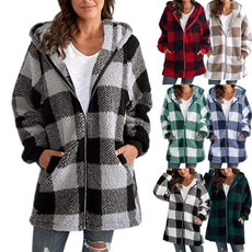 casual coat, fur coat, hooded, velvet