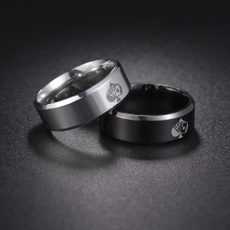 Couple Rings, Charm Jewelry, Poker, hip hop jewelry