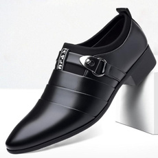 Men, Office, casual shoes for men, leather