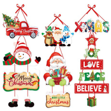 Decor, Door, Christmas, christmashangingdoorsign
