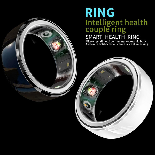 Amazon.com: Smart Ring for Women,Smart Ring Health Tracker Bluetooth  Connection Ipx8 Waterproof Rechargeable Fitness Ring for Heart Rate Sleep  Monitor,Fitness Rings for Women(19#) : Sports & Outdoors