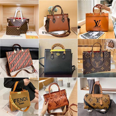 famous luxury women fashion brand bag, Fashion, Capacity, leather