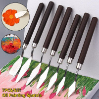 10 / 24 pcs/set Nylon Hair Wooden Handle Watercolor Paint Brush Pen  Scrubbing Scraper Acrylic Painting Art Paint Brushes Supplies