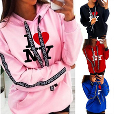 blouse, Fleece, hooded, Love