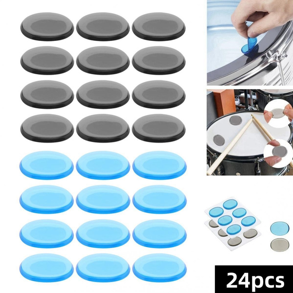 24pcs Drum Silencer Dampeners, Soft Drum Silencer Dampeners for Drums