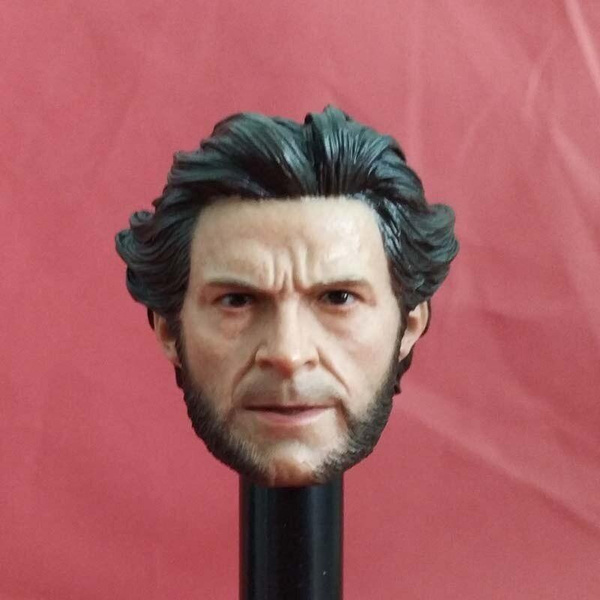 1/6 Scale Young Wolverine Head Sculpt Logan With Cigar Model For 12in ...