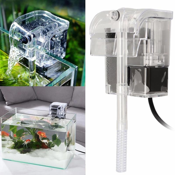 Waterfall Hanging Aquarium Fishtank External Oxygen Pump Water Filter ...