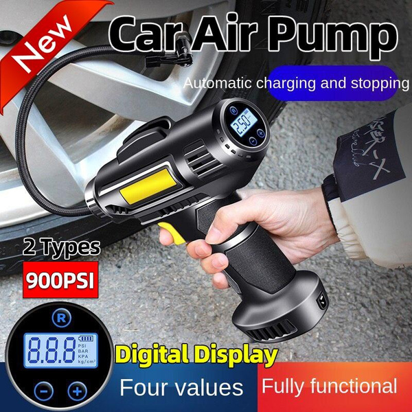 Car Air Pump 900PSI Portable 4000mAh Handheld 120W Electric Car Tire