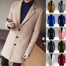 woolen, Plus Size, Winter, Long Coat
