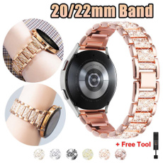 DIAMOND, samsungwatchband, galaxywatch42mmband, 20mmwatchbandmetal
