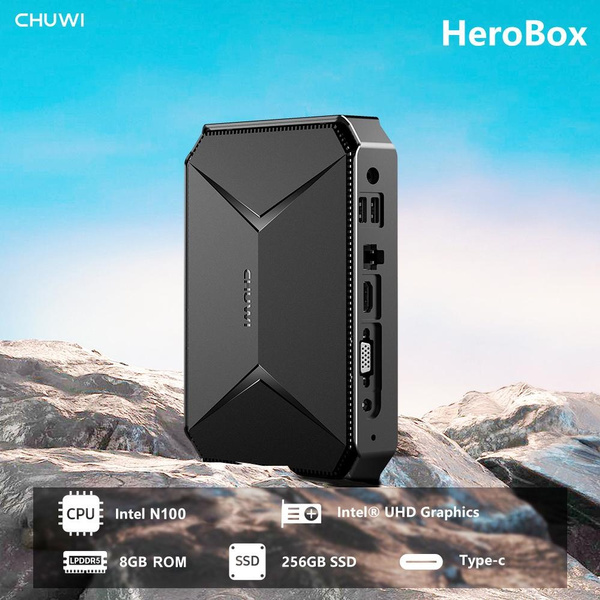 Newest Arrival CHUWI HeroBox Mini PC Computer 8GB+256GB Intel N100