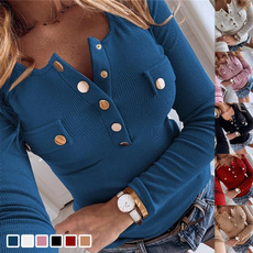 blouse, knitted, Plus Size, Shirt