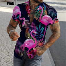 flowershirt, flamingo, Shirt, Sleeve