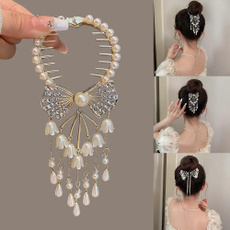 hair, Tassels, hairclipforwomen, Elegant