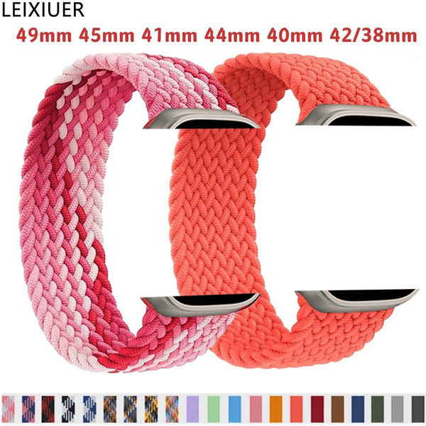 LEIXIUER Elastic Nylon Band for Smart Watch Ultra/Ultra 2 49mm 41mm