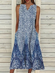 Summer, Polyester, Fashion, A-line