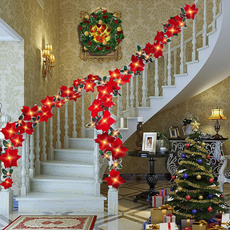 fireplacedecorationsforchristma, Flowers, Tree, stair
