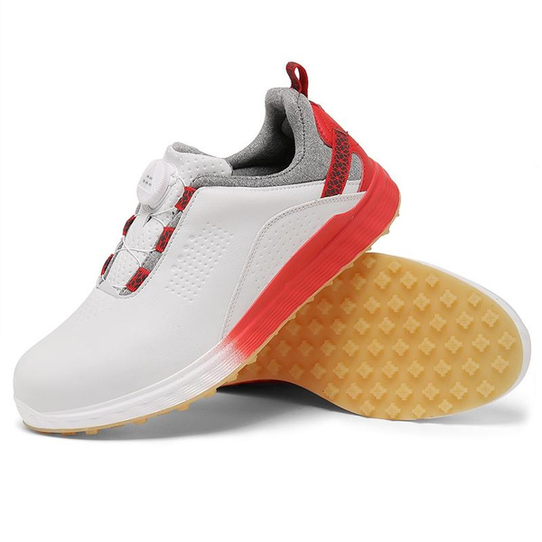 Men's Shoes Outdoor Sports and Leisure Shoes BOA Lock Buckle Yak Leather Golf Shoes Hiking Shoes