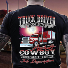 Fashion, truckdrivershirt, Cowboy, truckertshirt