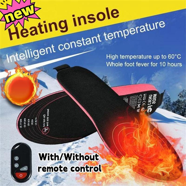 Heated Insoles, Sole Warmers, Electric USB Charging Heated Shoe Insoles, Adjustable Size 36-44, Heated Foot Warmer Thermosoles For Men And Women Winter Ice Fishing Hiking Camping,36~46 Can Be Cut