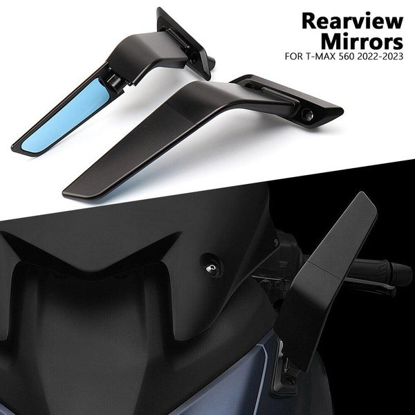 New Motorcycle Rear View Mirrors Adjustable Aluminum Mirror Accessories ...
